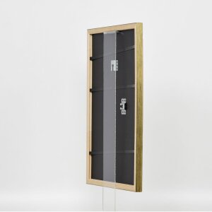 Effect wooden frame profile 2070 anti-reflective glass 23x70 cm gold