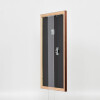 Effect wooden frame profile 2210 dark brown 23x70 cm museum glass