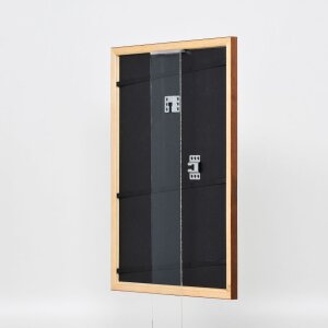 Effect Wooden Frame Profile 89 dark brown 23x70 cm Museum Glass