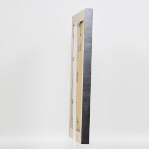 Effect solid wood frame profile 28 silver 23x70 cm Acrylic glass