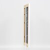 Effect solid wood frame Profile 30 white 23x70 cm Museum glass