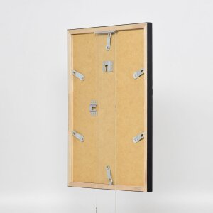 Effect Wooden Frame Profile 2070 Museum Glass 23x70 cm black