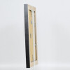 Effect solid wood frame profile 28 gold 23x70 cm Museum glass