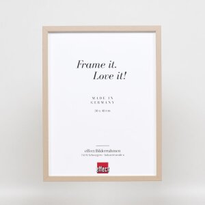 Effect wooden frame profile 35 light brown 24x30 cm normal glass + spacer