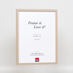 Effect wooden frame profile 35 light brown 24x30 cm normal glass + spacer