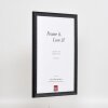 Effect wooden frame profile 2070 normal glass 24x30 cm black