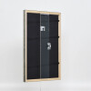 Effect wooden frame profile 2070 anti-reflective glass 24x30 cm silver