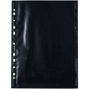 Fotophan-visible sleeves 20x30cm black 10 sleeves