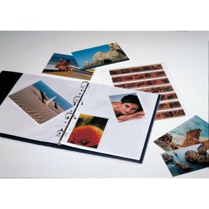 Fotophan-visible sleeves 20x30cm black 10 sleeves