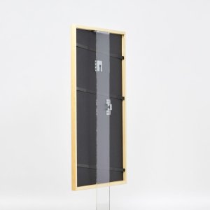 Effect solid wood frame profile 20 black 25x50 cm normal glass