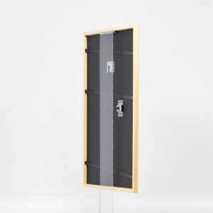 Effect solid wood frame profile 20 black 25x50 cm Anti-reflective glass