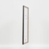 Effect solid wood frame Profile 25 nut brown 25x50 cm Clear glass