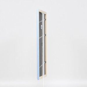 Effect Wooden Frame Profile 32 blue 25x50 cm Normal Glass