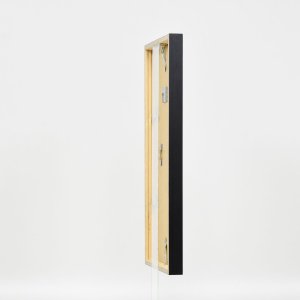 Effect wooden frame profile 35 black 25x50 cm anti-reflex glass