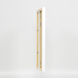 Effect Wooden Frame Top N white 25x50 cm Anti-reflective glass