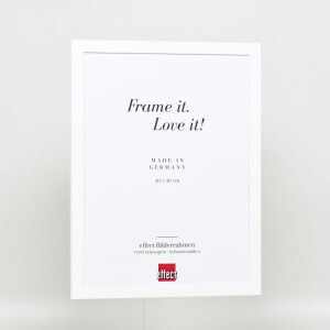 Effect wooden frame profile 2210 white 25x50 cm museum glass