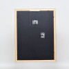 Effect wooden frame profile 2210 dark brown 25x50 cm museum glass