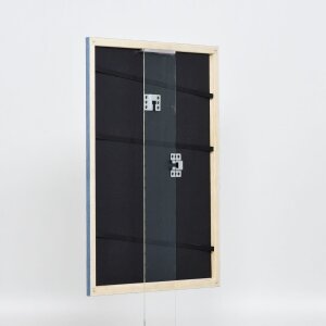 Effect Wooden Frame Profile 32 grey-blue 25x50 cm Museum Glass