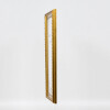 Effect Wooden Baroque Frame Profile 37 antique gold 25x50 cm Museum Glass