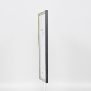 Effect solid wood frame Profile 25 green 25x60 cm Clear glass