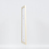 Effect wooden frame Profile 38 white 25x60 cm anti-reflective glass