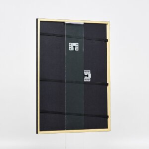 Effect wooden frame profile 23 green 25x60 cm Anti-reflective glass