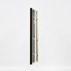 Effect wooden frame profile 23 green 25x60 cm Anti-reflective glass