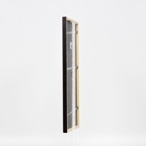 Effect wooden frame profile 23 nut brown 25x60 cm Anti-reflective glass