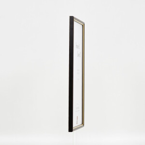 Effect wooden frame profile 23 nut brown 25x60 cm Anti-reflective glass