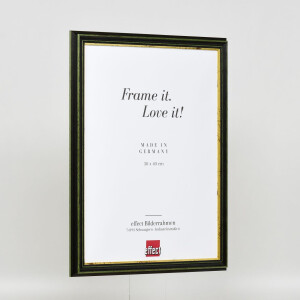 Effect Wooden Frame Profile 21 green 25x60 cm Normal Glass