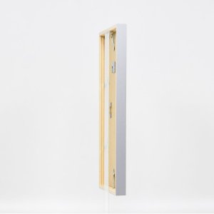 Effect wooden frame profile 35 light grey 25x60 cm anti-reflex glass