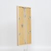 Effect wooden frame profile 35 light brown 25x60 cm normal glass + spacer