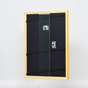 Effect Wooden Frame Profile 89 light brown 25x60 cm Museum Glass