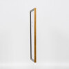 Effect solid wood frame profile 22 brown-gold 25x70 cm Anti-reflective glass