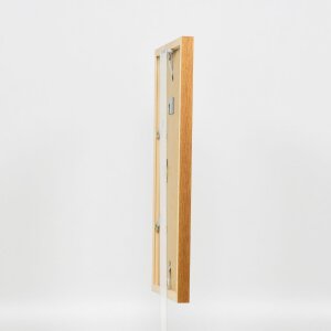 Effect wooden frame profile 33 oak 25x70 cm anti-reflective glass