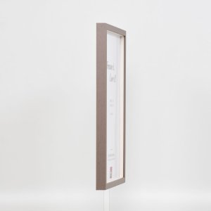 Effect wooden frame profile 35 brown 25x70 cm normal glass + spacer