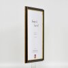 Effect wooden frame profile 21 nut brown 25x70 cm acrylic glass