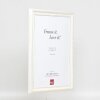 Effect Wooden Baroque Frame Profile 37 white 25x70 cm Museum Glass