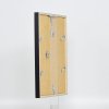 Effect wooden frame profile 35 black 25x80 cm normal glass + spacer