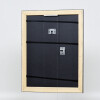 Effect wooden frame profile 94 black 25x80 cm normal glass