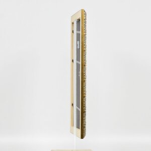 Effect wooden frame profile 94 gold 25x80 cm anti-reflective glass