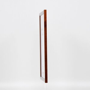 Effect Wooden Frame Profile 89 dark brown 25x80 cm Museum Glass