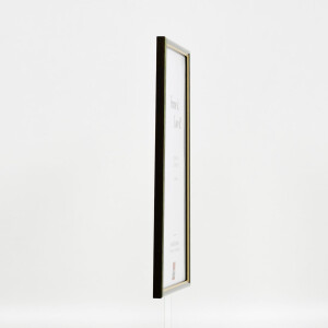 Effect wooden frame profile 23 green 27x48 cm Anti-reflective glass