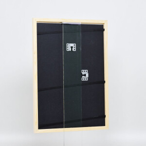 Effect Wooden Frame Profile 89 white 28x35 cm Museum Glass