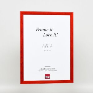 Effect wooden frame profile 89 red 29,7x42 cm acrylic glass