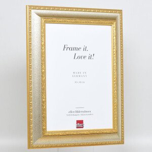 Effect Baroque Picture Frame Profile 31 silver 29,7x42 cm Clear glass