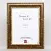 Effect Baroque Picture Frame Profile 31 brown 29,7x42 cm Clear glass