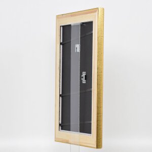 Effect wooden frame profile 95 gold 29,7x42 cm Anti-reflective glass