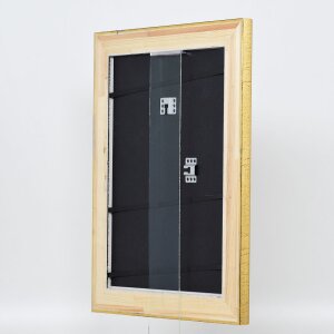 Effect wooden frame profile 95 gold 29,7x42 cm Anti-reflective glass