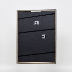 Effect solid wood frame Profile 25 grey 30x30 cm Anti-reflective glass